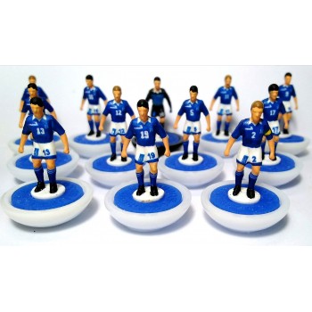 Subbuteo Andrew Table Soccer Greece 1994 World Cup Team on classic Lightweight bases